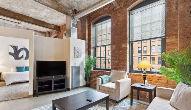 2BR 2BA Historic Loft Retreat With Pool