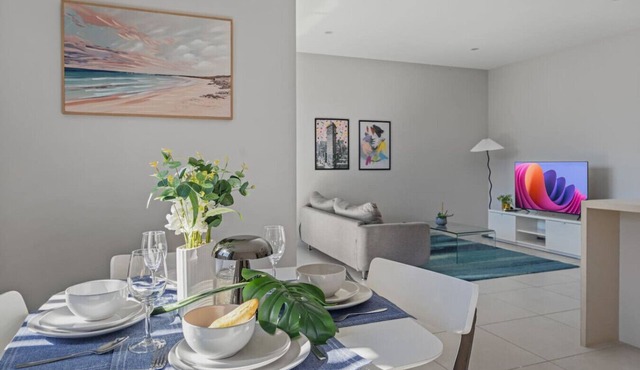 2BR Apartment w/Balcony Near Food Shop & Transit