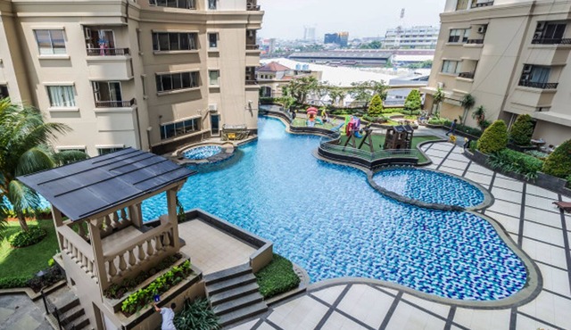 2BR Apartment with City View at Mediterania Marina Residences