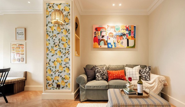 2BR Charming & Cozy CBD Area Sudirman Loft with Positano House Design by Artist