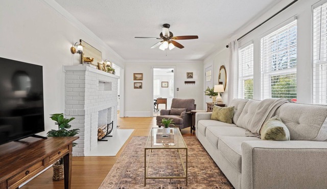 2BR Cottage - Office + Fenced Yard - Pet-Friendly!