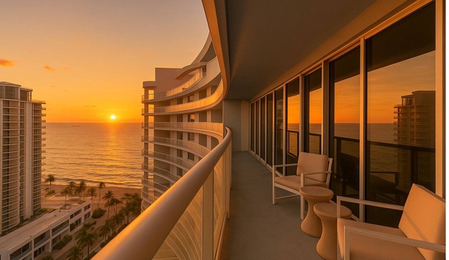 2BR W Residence 22nd Floor, Amazing Ocean, Intercostal, and City Views
