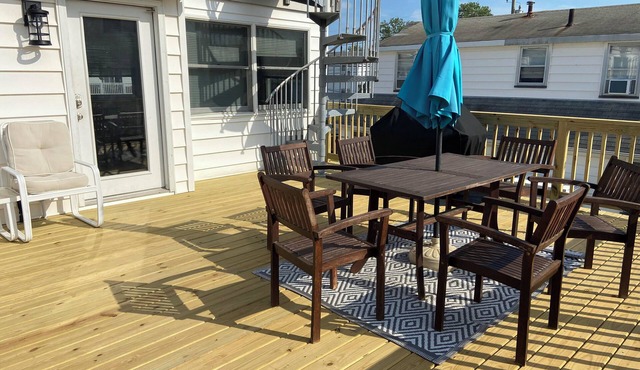 2nd floor unit with private deck available.