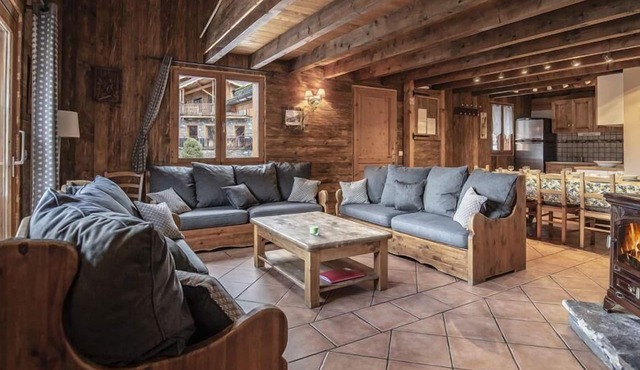 2nd floor, fitness, sauna, balcony, fireplace or stove, parking, tv, ski locker, 115m²