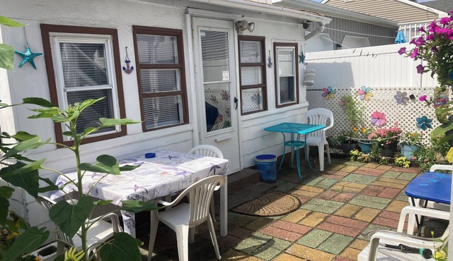 2nd house from beach Private cottage w outside patio. Two adults & kids. 3 bds
