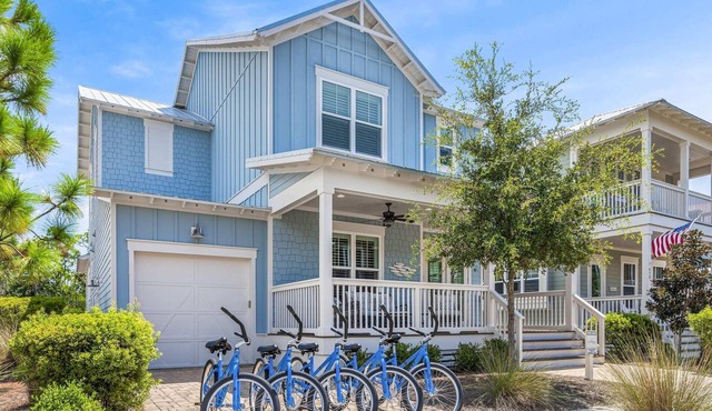 3,000+ Sq Ft! 5 Bikes! 3 King Suites- Serenity Pond at NatureWalk on 30A