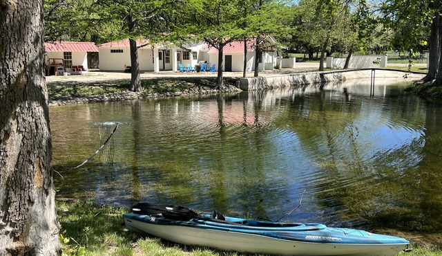 3/2 home on 3 acres w/Private Guadalupe River frontage in CenterPoint Tx