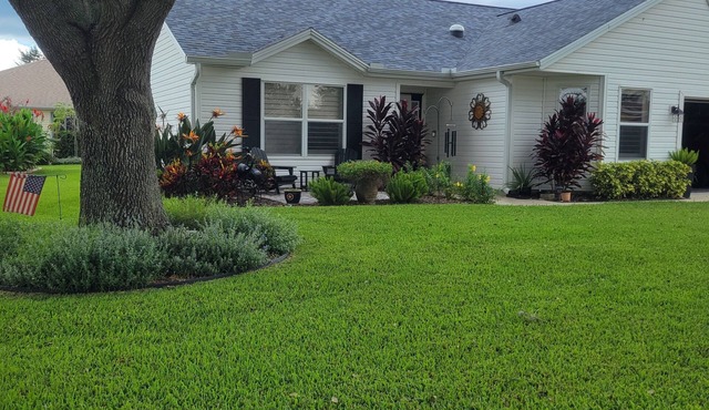 3 bdm home close to Lake Sumter Landing GOLF CART and WIFi included