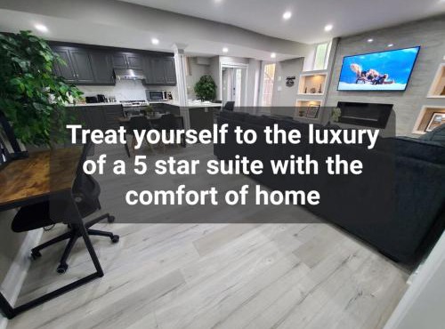 3 bdrm 3 bath bsmt Brampton Toronto, Sleeps 16