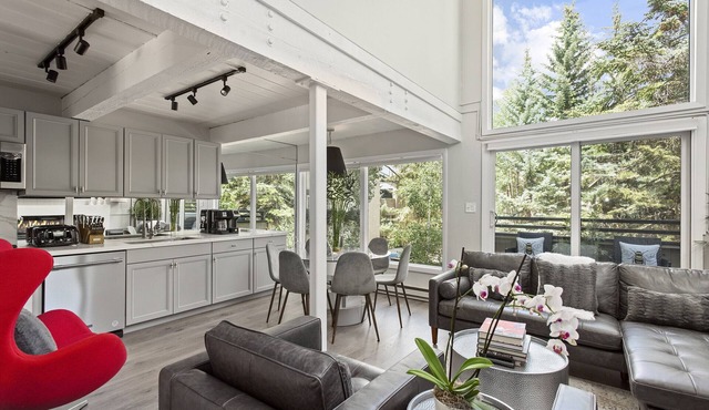 3 Bed/3 Bath In Town Aspen Luxury King & 2 Queen Bed W/D AC Parking Balcony Wifi
