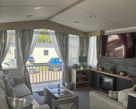 3 bed presitage caravan Doniford Bay