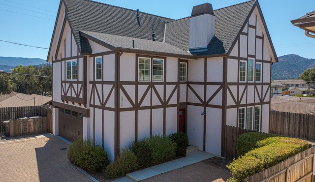3 bedroom 2.5 bath 2,200 SF within Solvang Danish Village