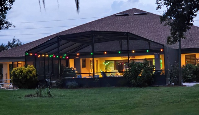 3 bedroom 2 bath house with pool n in terrific Kissimmee on 5 acre property. n