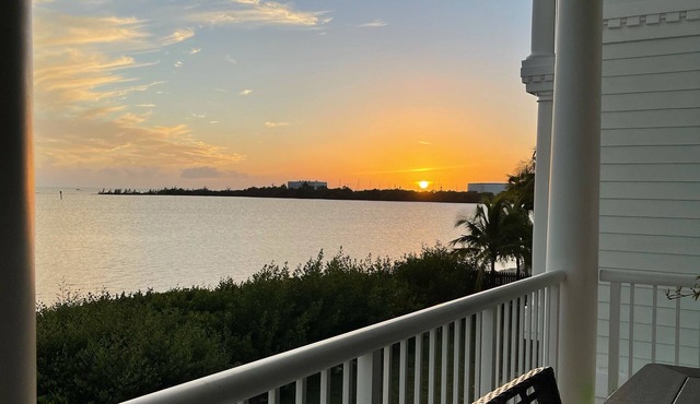 3 bedroom 2 bath Ocean front condo on marina with opt boat slip.
