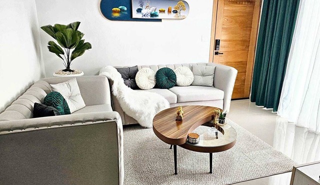 3-bedroom apartment in brilliant Santo Domingo with AC, fitness room, WiFi, Pool