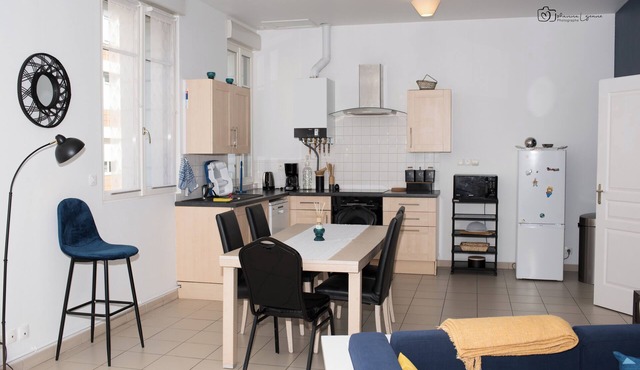 3-bedroom apartment (95m2)on first floor, nestled in the center of Arras