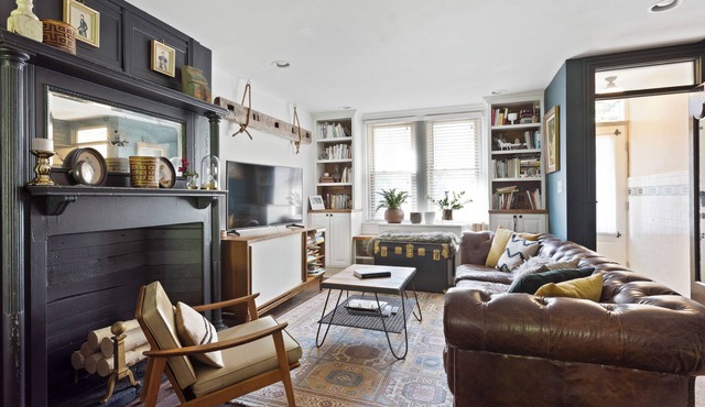 3-bedroom Character Filled Row Home in Philly a block from the Park