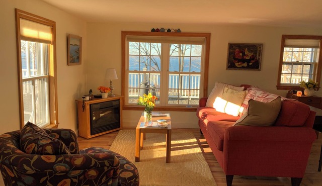 3-bedroom coastal home on Long Island, Maine with water view.