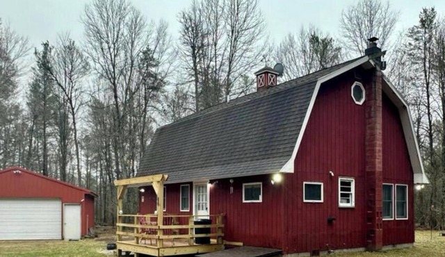 3-bedroom cozy cabin in Grayling close to trails and Higgins Lake!