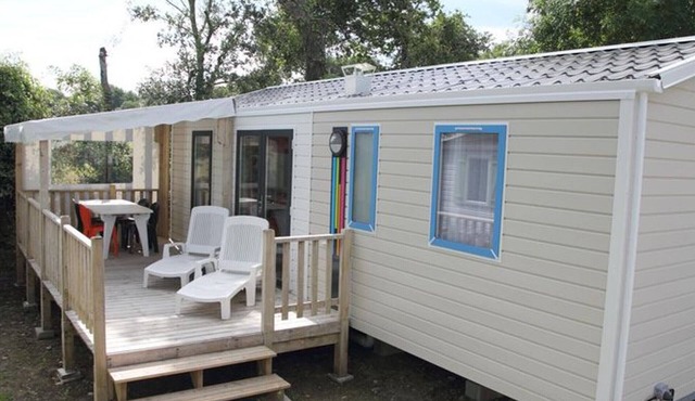 3-bedroom mobile home with terrace - 7 people