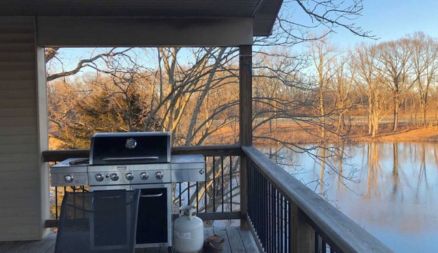 3 Bedroom, full kitchen and remodeled bathroom. Water-views from the Kitchen and covered deck.