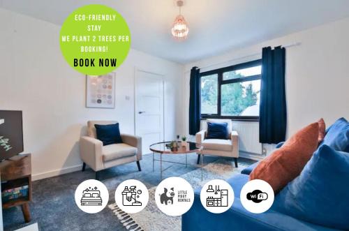 3 Bedroom Home By Littlepiggyrentals Short Lets & Serviced Accommodation With WiFi & Free Parking