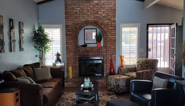 3-bedroom home with AC refrigeration unit, WiFi, garage plus carport.
