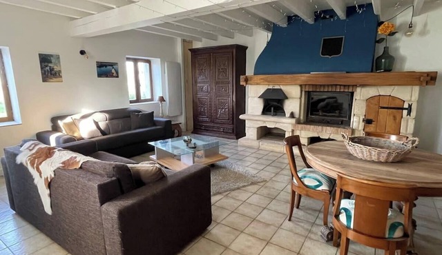 3 bedroom house 100m² – sleeps 8 – peaceful countryside
