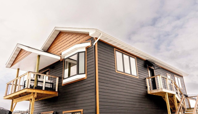 3-bedroom house on second floor in downtown Grand Marais overlooking the harbor