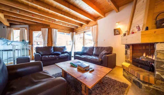 3 bedroom luxury chalet. Prices are self-cater. B & B and catered are optional