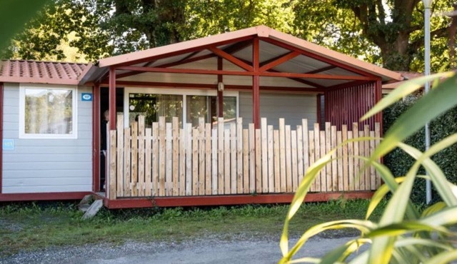 3-bedroom mobile home with terrace in Espelette