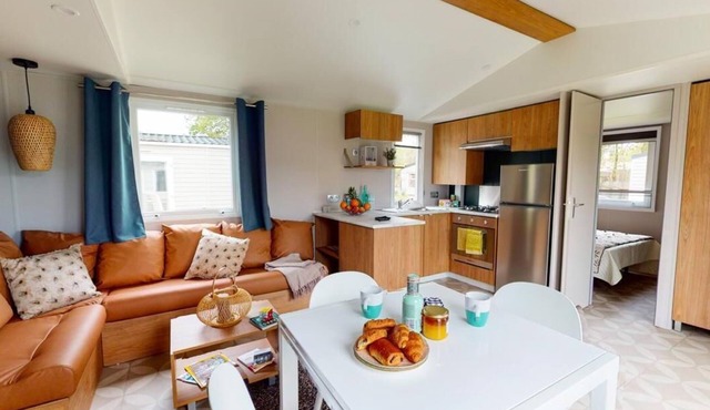 3 bedroom mobile home - Camping 4* Les Oyats - 800m from the beach