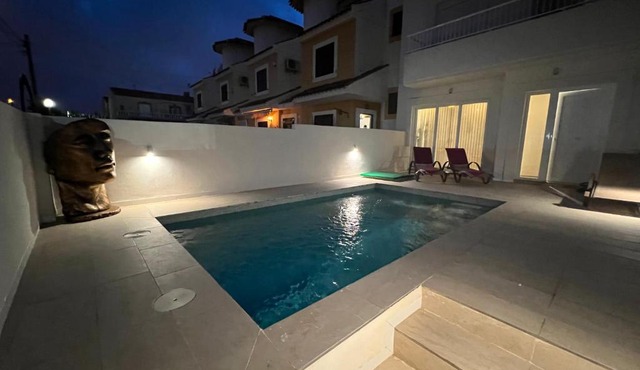 3 bedroom townhouse private pool playa flamenca