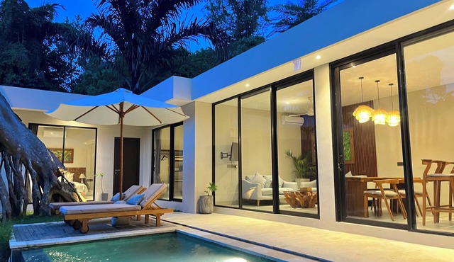 3-bedroom villa in fantastic ubud Bali with cool AC breeze