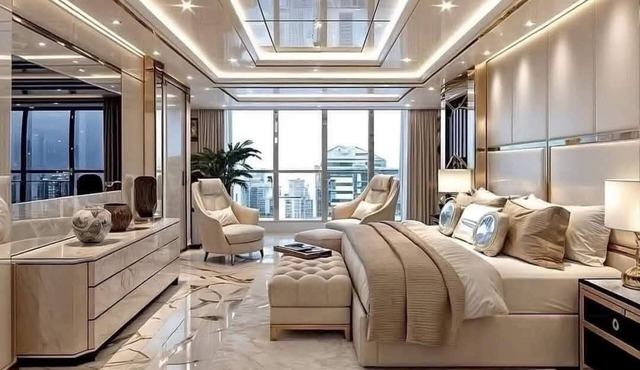 3-bedroom villa in marvelous Dubai with fitness room, AC, WiFi