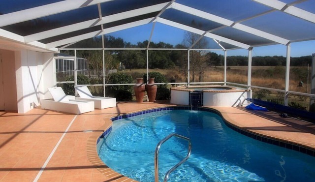 3-bedroom villa with lake view and heated pool