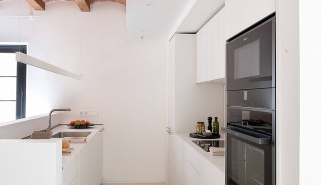 3 bedrooms luxury apt in Port Vell (minimum stay 32 days)