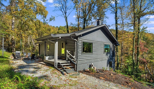 3 BR 2 BA Cabin on 8 acres of privacy only 10 miles from Asheville