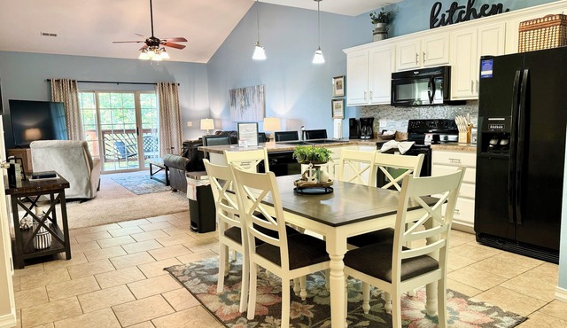 3 BR 2 Bath Lakefront Condo with full dock access.