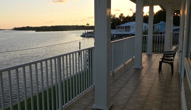 3 br 2 bath waterfront with dock, trailer parking and RV parking no hookups.