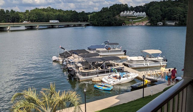 3 BR condo with dedicated deep water boat slip!