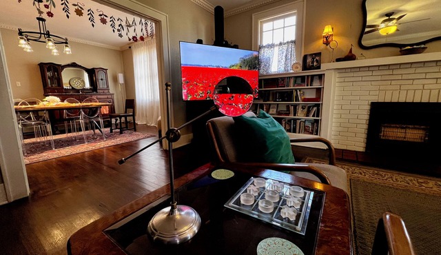 3 BR sleeps 6. You’ll have it “made in the shade” of this 100-year old live oak.
