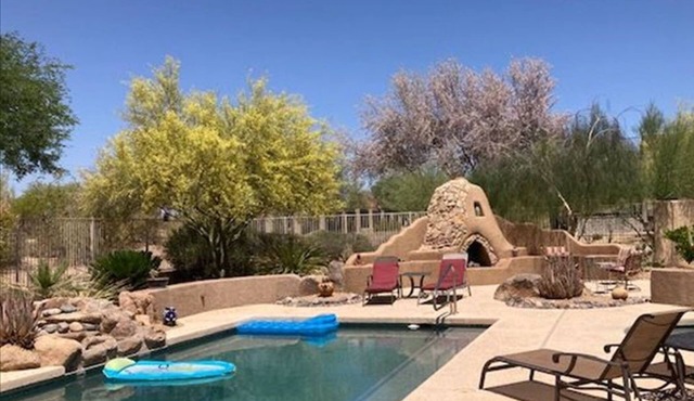 3 BR Vacation Home on Golf Course with Backyard Oasis - Pool/Hot Tub/Fireplace.