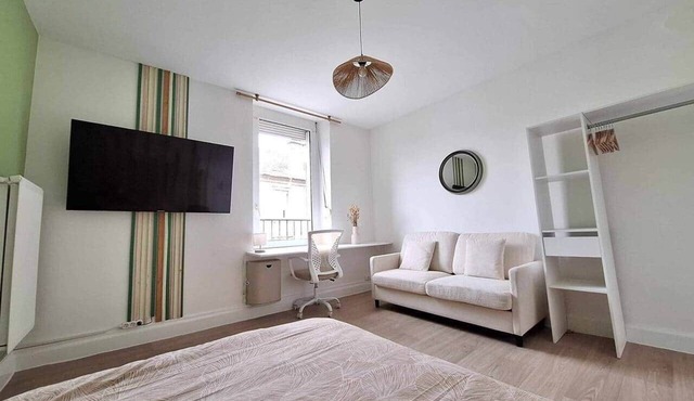 3. Elodie - Cosy 4 pers' - Station - Wifi - 3 beds