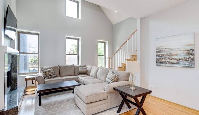 3 Flat Building Downtown - With Private Patios