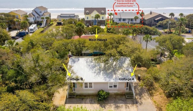3-Home, 13-Bed Compound Just Steps From The Beach