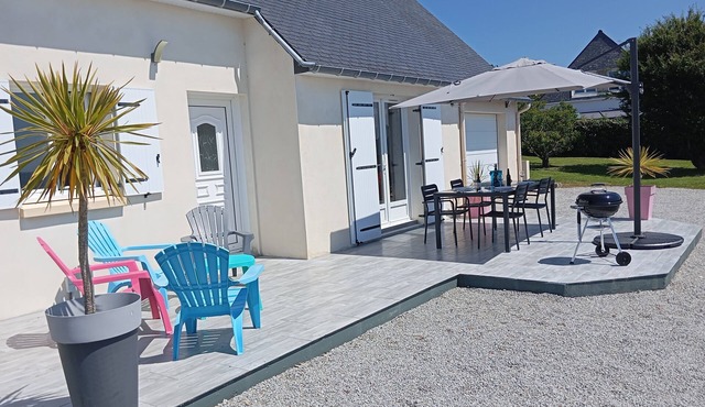 3* house in Crozon near the Aber beach with 4 bedrooms