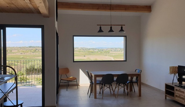 3- House with panoramic view of vineyards