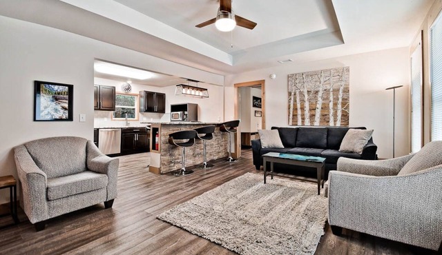 3 King Bedrooms, Each with Private En-suite Bathroom . Large Deck