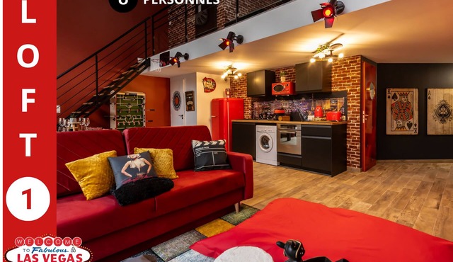 3 Logements 300 m2 Loft Billard/Babyfoot/BAR À Jeux